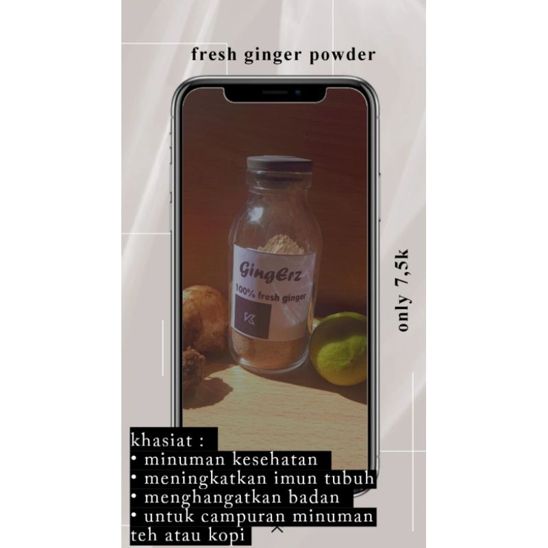 

FRESH GINGER POWDER 100% ORIGINAL