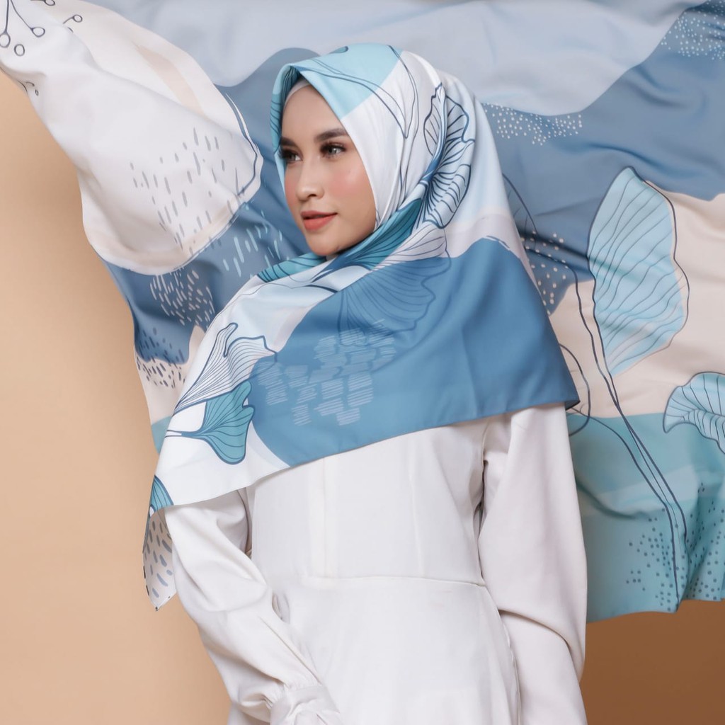 KERUDUNG SEGI EMPAT PRINTING MOTIF - JILBAB SEGIEMPAT BALQIS