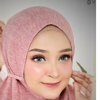 Jilbab Bergo Shafa  Matt Jersey Katrin Original By Al-Dhans-DUSTY PINK