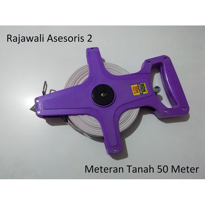 Meteran Tancap Tanah 50 Meter / Meteran Roll