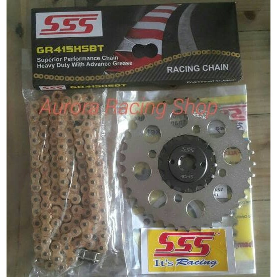 GirSet Gear Set SSS 415 Jupiter Z Vega R RX King F1ZR S L208 S L Motor