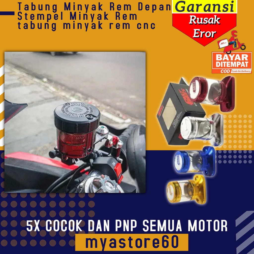 Tabung Minyak Rem Depan Stempel Minyak Rem tabung minyak rem cnc Universal Semua Motor