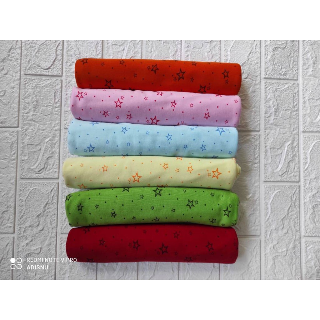 Bedong Selimut Bayi Katun Halus Warna Pelangi Motif Ukuran 90 x 100 cm