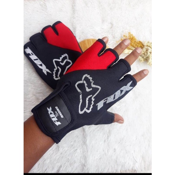 SARUNG TANGAN MOTOR RACING PRIA SARUNG TANGAN MOTOR JARI TERBUKA SARUNG TANGAN MOTOR PENDEK VARIASI 