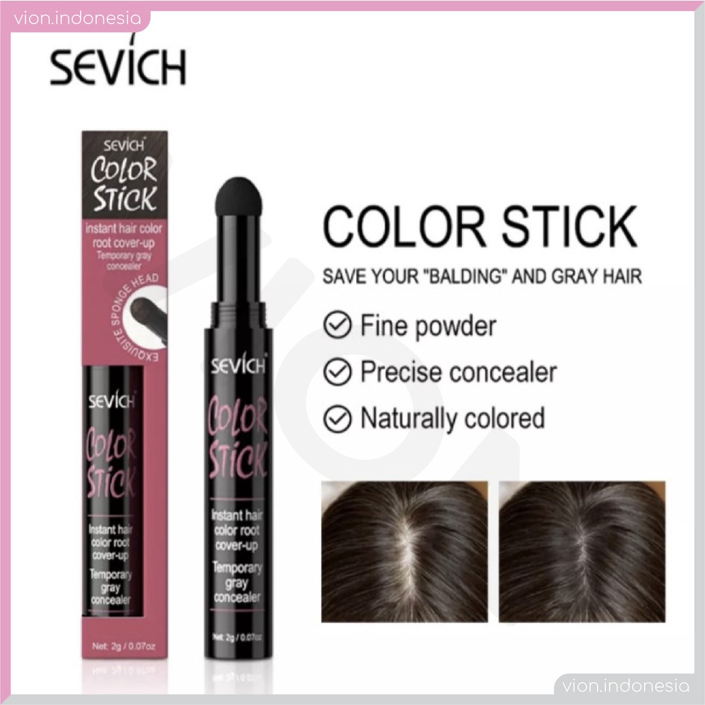 KACHI - SEVICH Hair Shadow Concealer Hair Line Corrector Powder Penyamar SE001
