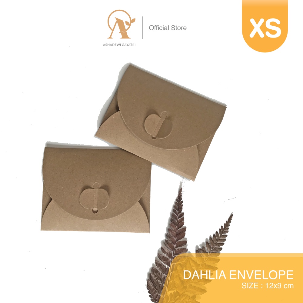 

Ashadewi Gayatri - Dalia Envelope : Extra Small Small 8.5x11 cm / amplop minigold