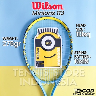 Raket Tenis Pemula Wilson Minion 113 sq / 275 gr 2022 Minons Original