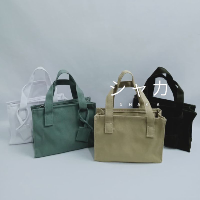 Tas Selempang Wanita Aletta Canvas / Sling Bag Mini Aletta Canvas / Tas Wanita Selempang Canvas