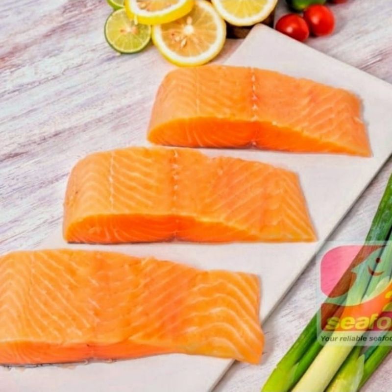 

22 Seafood - Salmon Fillet 1 Kg Campur Ekor