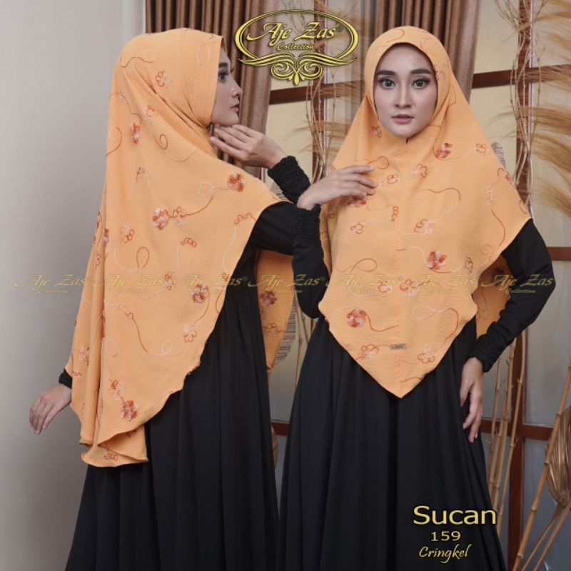 hijab crinkle / khimar sucan / hijab instan / hijab kringkel / jilbab cringkel