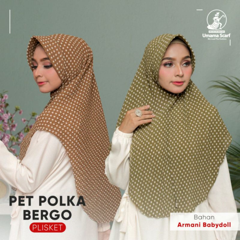 ( new produk ) PET POLKA BERGO by UMAMA scarf