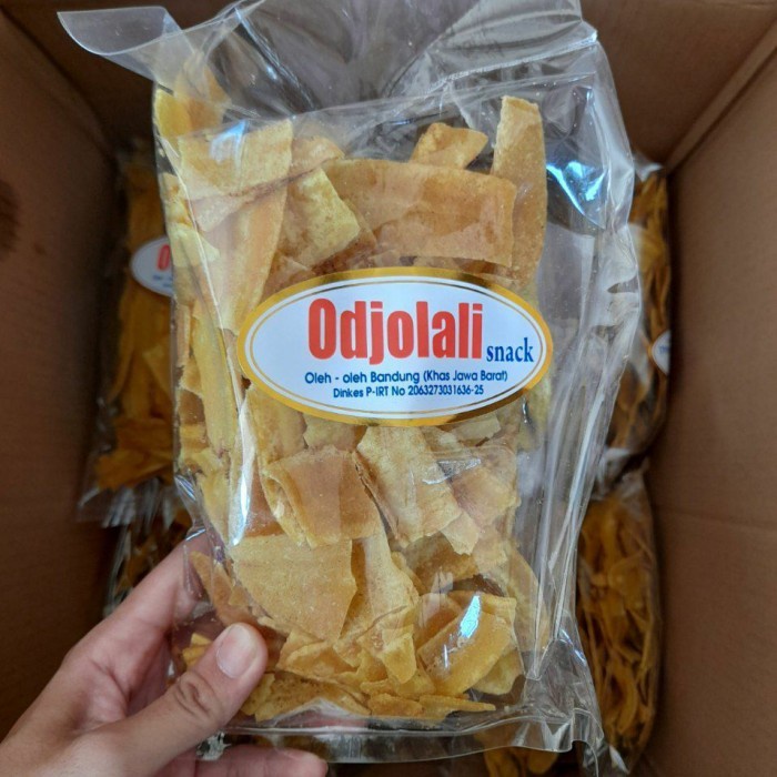 

Snack Keripik Pisang Panjang Original Asin Asli Bandung Odjolali Gurih