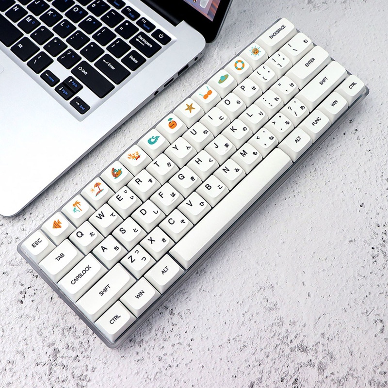 12pcs Keycaps 12 Tombol Bahan PBT Motif Cherry Untuk Keyboard MX