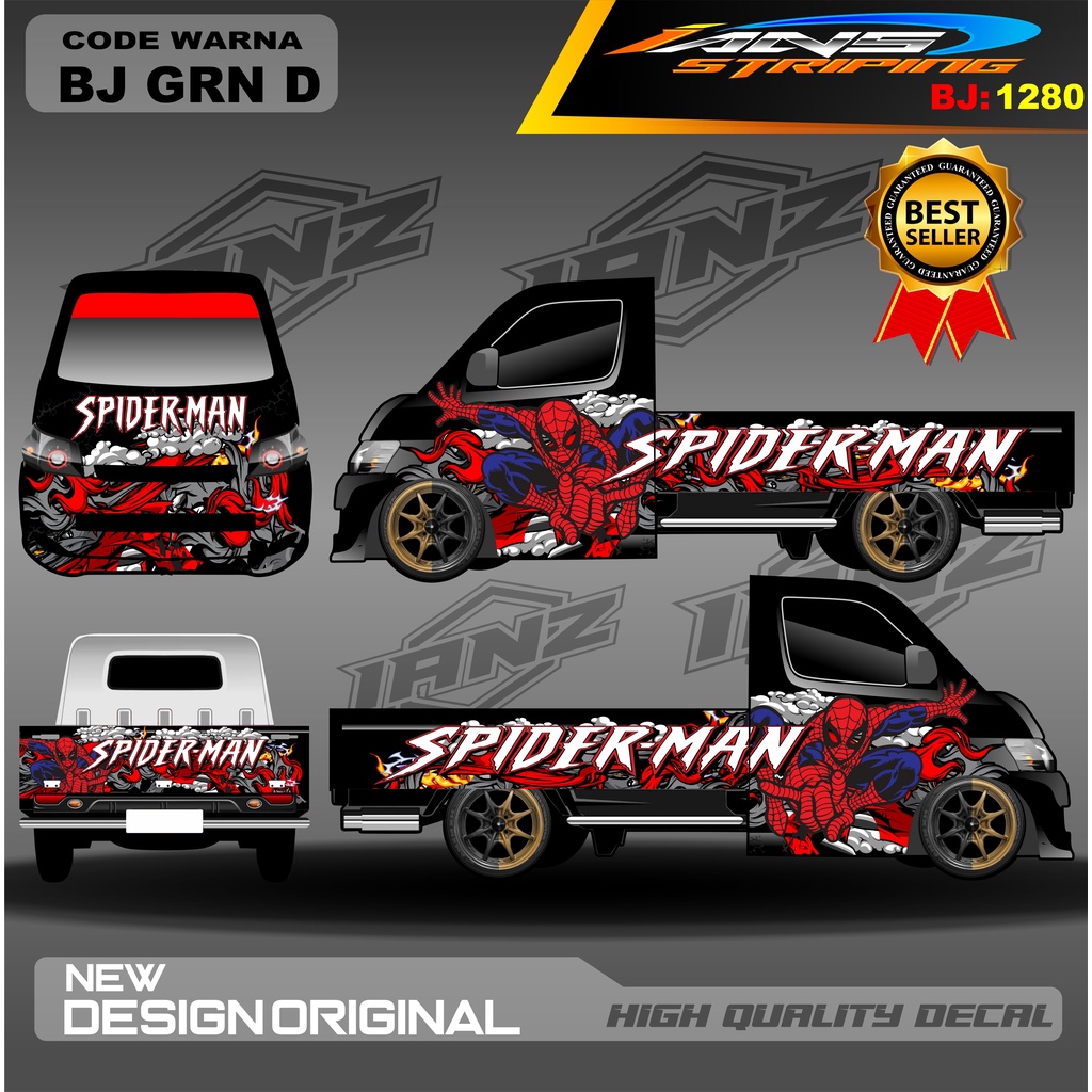 STICKER GRANMAX CARRY L300 FULL BODY / DECAL STIKER GRANMAX FREE REQUEST / VARIASI STIKER FULL BODY / STIKER PICK UP / STICKER GRANMAX