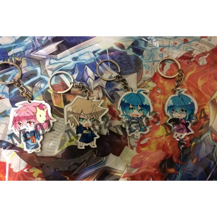 Keychain Gantungan Kunci Anime Cardfight Vanguard- Kai-Ren-Aichi Festival Ver