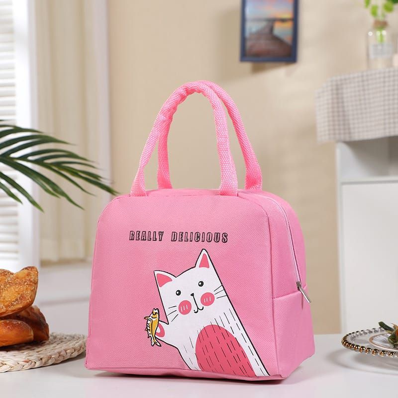 DC B ( B00099 ) TAS BEKAL KARAKTER KUCING TAHAN PANAS / TIDAK BISA MEMILIH
