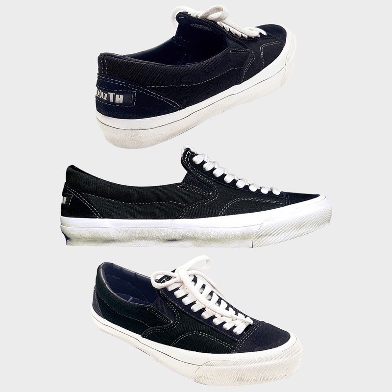 Sepatu Xouth Footwear Boomer Black White Original