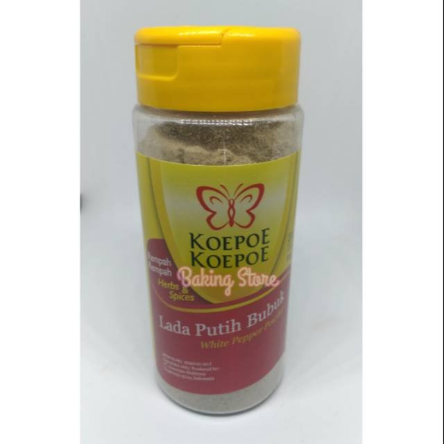 Koepoe-Koepoe / Kupu-Kupu Lada Putih Bubuk 85gram