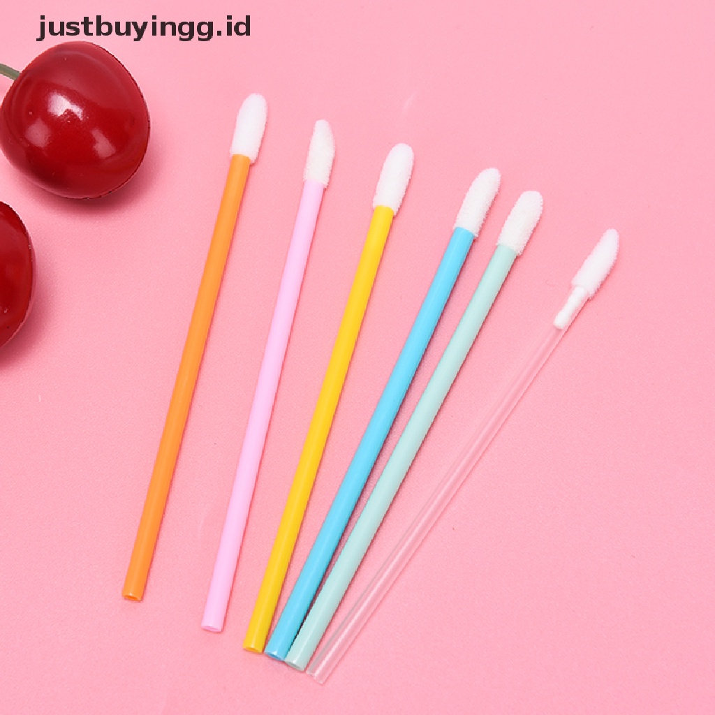 50 Pcs Brush Lipstick Gloss Sekali Pakai Untuk Alat Makeup