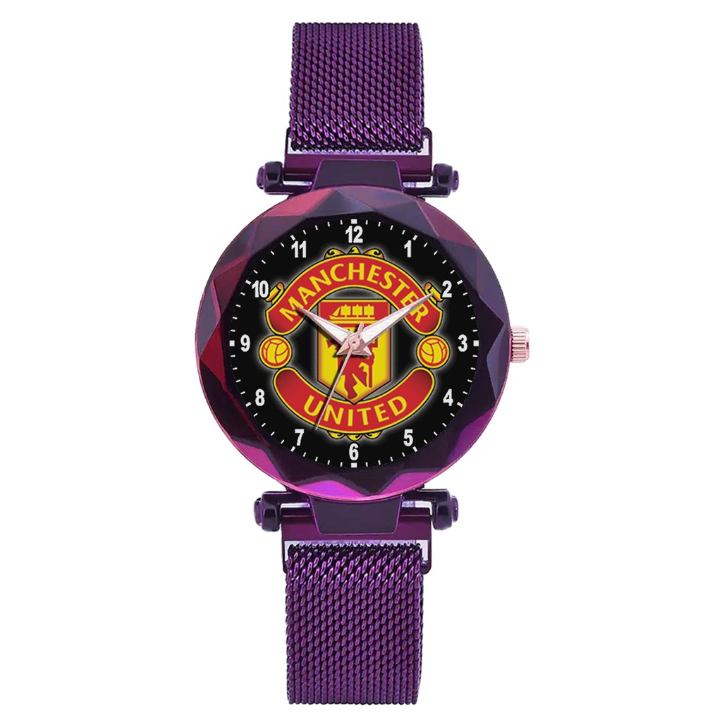 Jam Tangan Wanita Custom - MU 2 Free Box &amp; Batre Cadangan