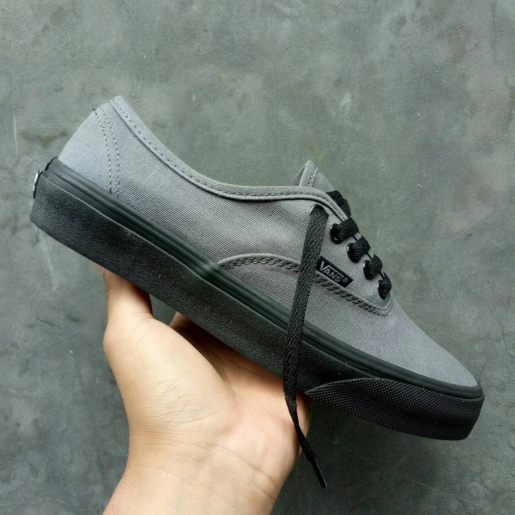 vans grey black sole