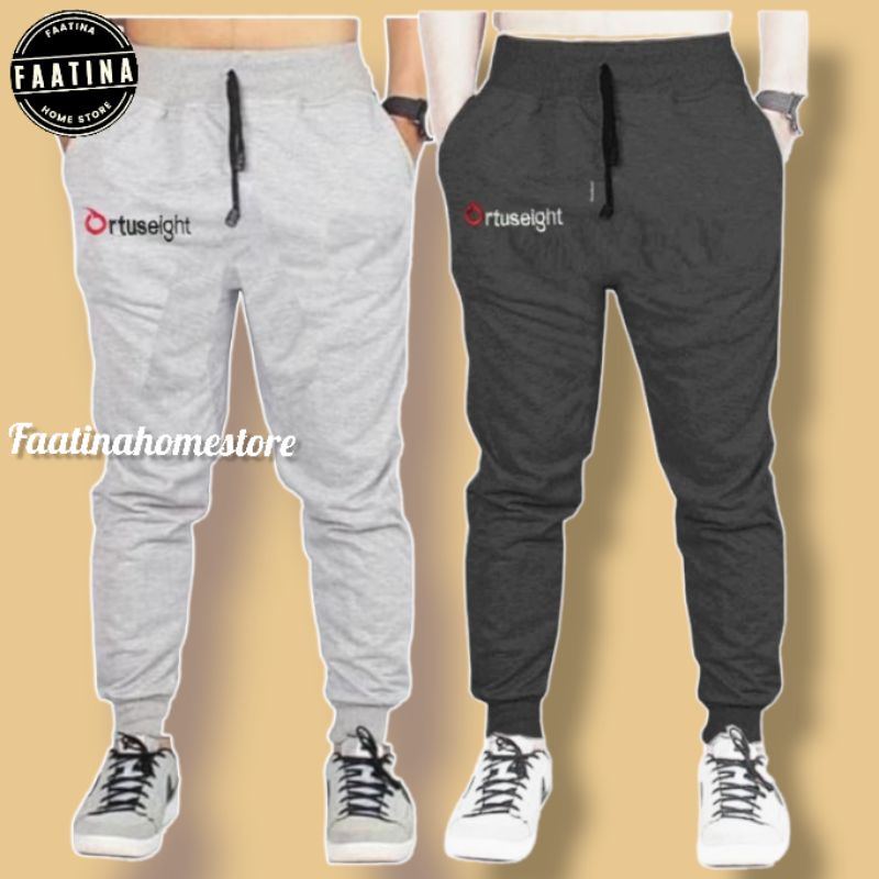 CELANA TRAINING PRIA WANITA UNISEX | CELANA  OLAHRAGA | CELANA JOGER OUTSEIGHT SWETPANS