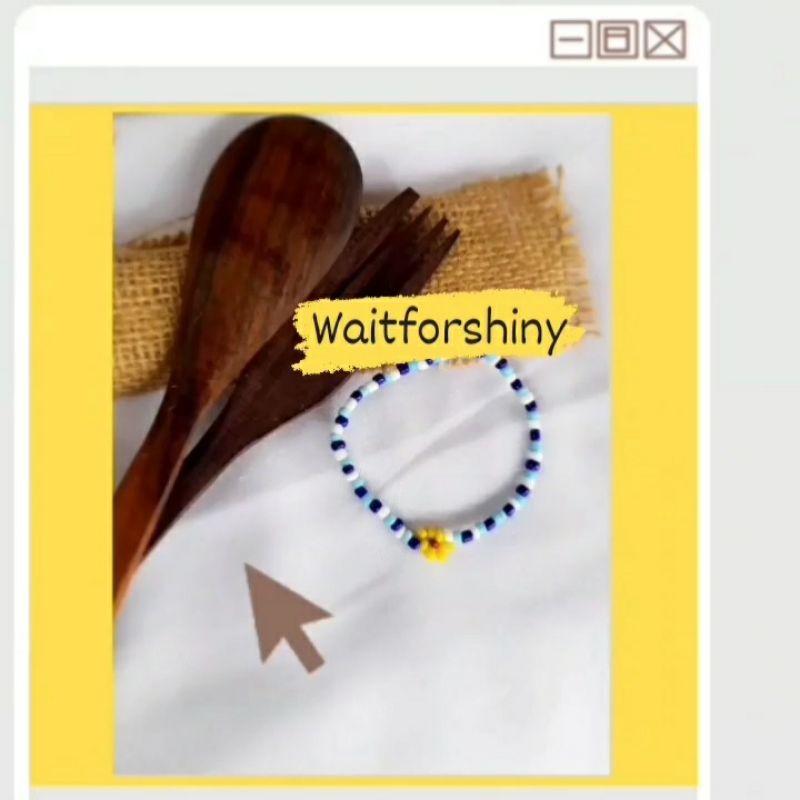 Tay Tawan Bracelet bead // Gelang Idol Thai Kpop