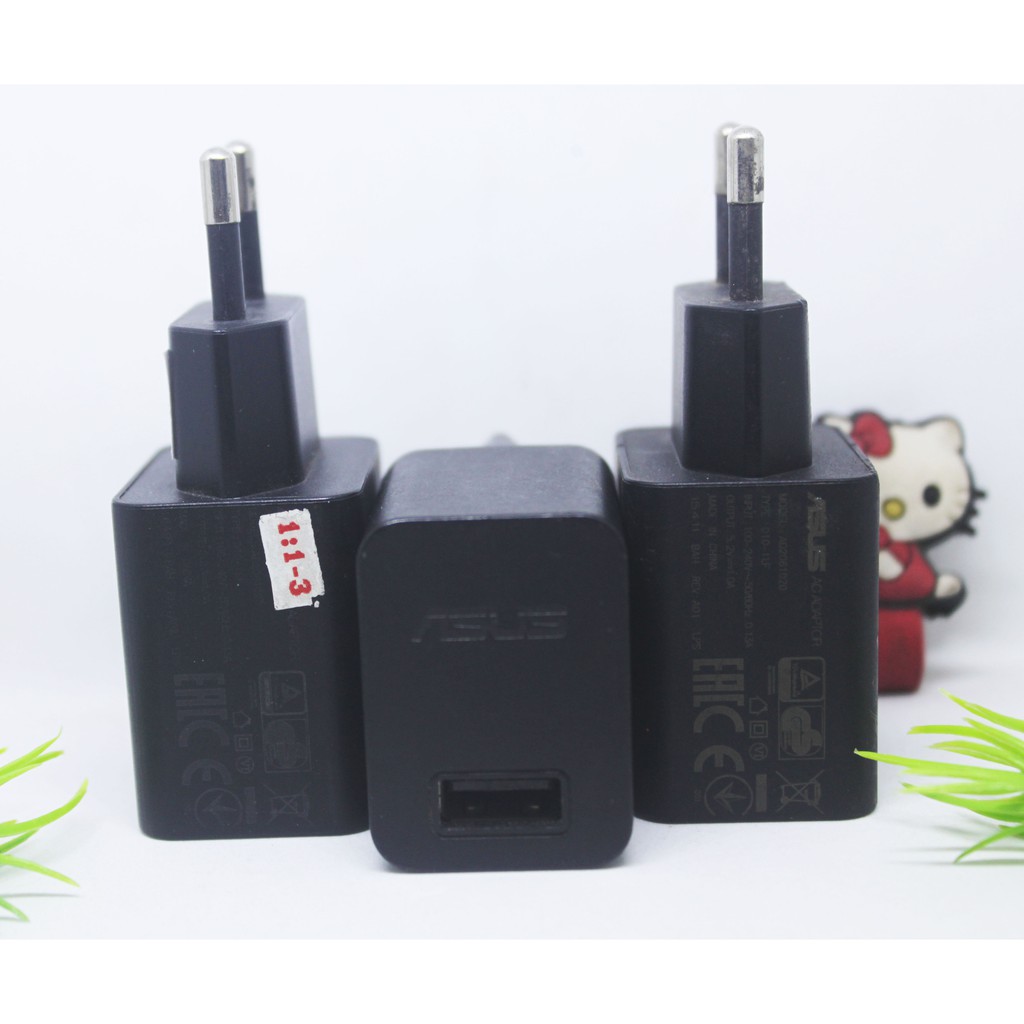 Adaptor Batok Charger Asus 1A Original Bawaan HP