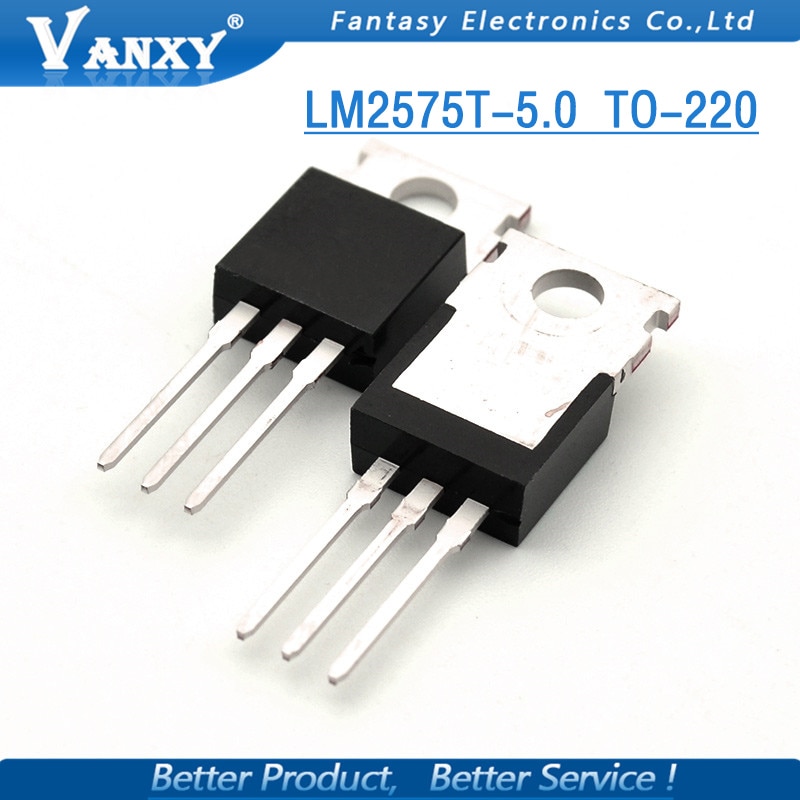 10pcs Lm2575T-5.0 To220 Lm2575T-5V To-220 Lm2575V To-220-5