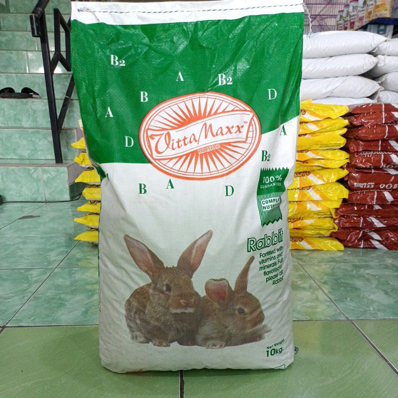 GRAB/GOJEK VITAMAXX RABBIT 10KG FRESHPACK/ MAKANAN KELINCI /DRYFOOD