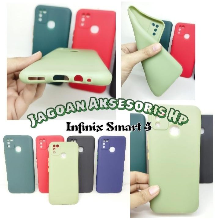 SMPC TPU Infinix Smart 5 X657 6.6 inchi SoftCase Macaron Protection Camera inch SoftCase Macaron Pro