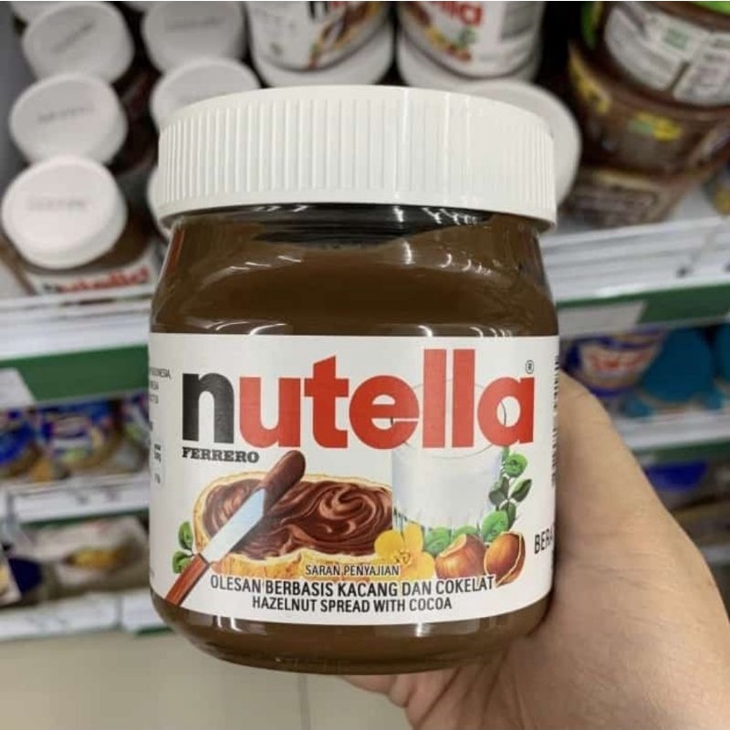 Jual Nutella Hazelnut Spread With Cocoa Ukuran 350 Gram | Shopee Indonesia