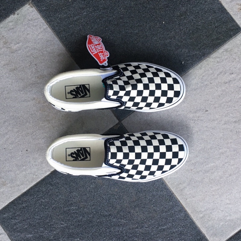 Vans SlipOn Checkerboard Black White
