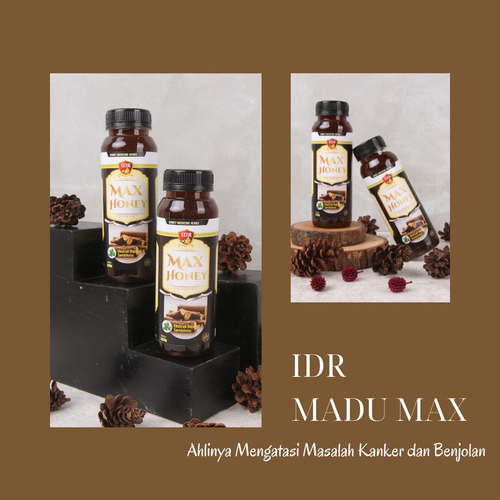 IDR Madu Max  Obat Kanker Tonsil   330 gram