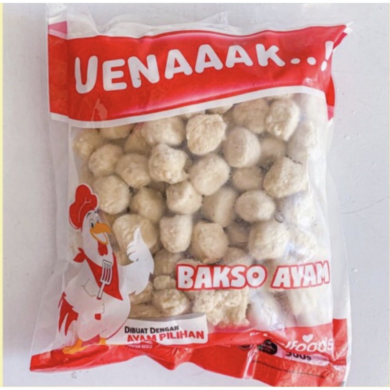 Jual BELFOODS Uenaaak Baso Ayam Krikil Kecil 500 Gr - FROZEN FOOD ...