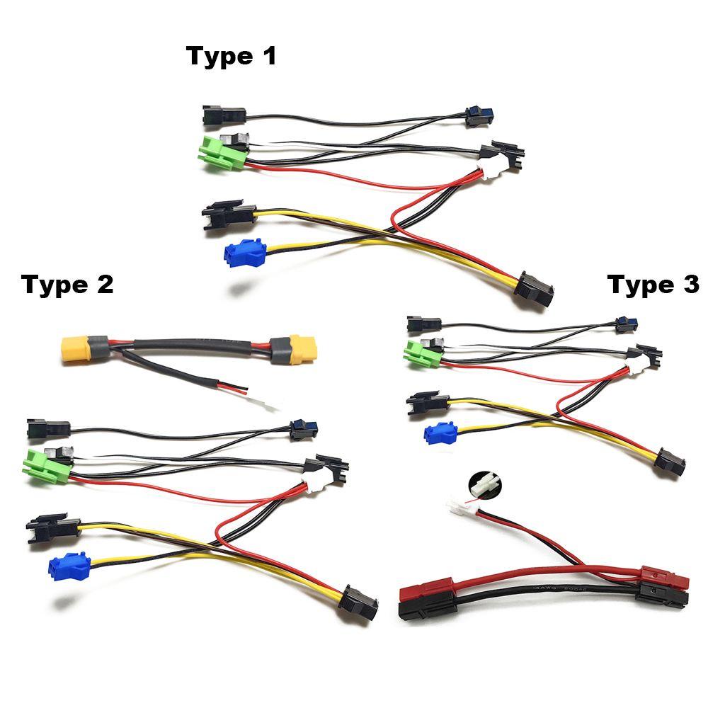 R-FLOWER Kabel Senter Kepala E-Bike Sambungan Lampu Sepeda Motor Skuter Awet Power Line Set