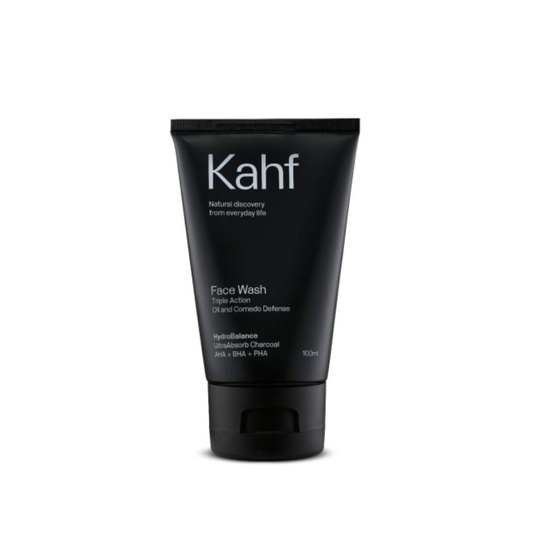 Kahf Face Wash Pria/Cuci Muka Pembersih Komedo 100 ml