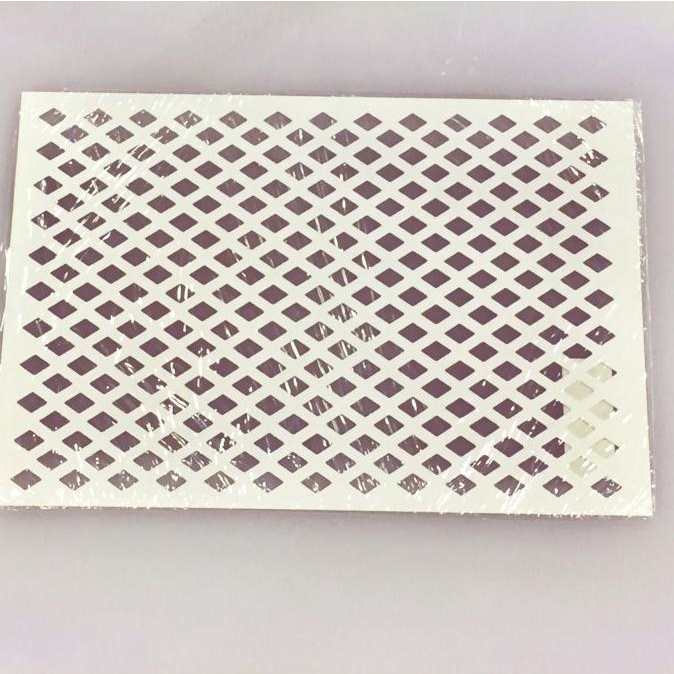 

>*>*>*>*] Martellato stencil grill rhomb 30x20cm