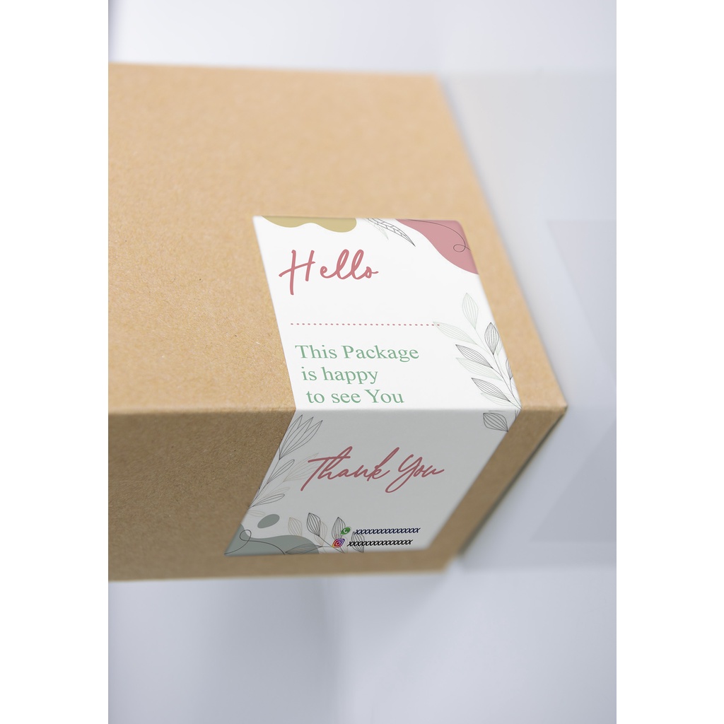 

Stiker seal/label box kotak custom