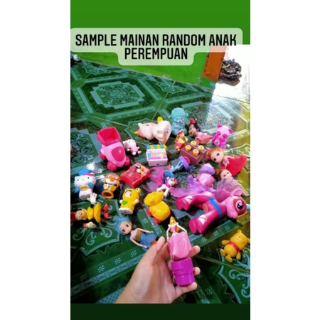MAINAN KILOAN TERMURAH SECOND / BEKAS LAYAK PAKAI 1KG KONDISI BERSIH TERSORTER-Anak perempuan