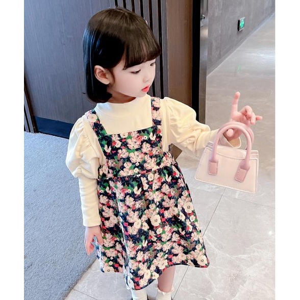 D - 853 Dress CHARLOTTE / Dress anak import / Dress anak bayi lucu / Baju anak impor / Dress baby import /  Dress Anak Perempuan Motif Bunga / Baju Anak Perempuan Lucu / Dress anak 2 tahun-4