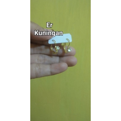 anting Kuningan koin awet lps ems