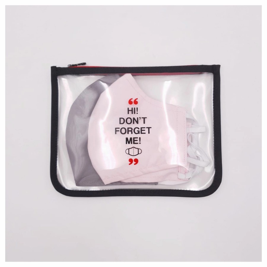 Pouch Masker Zipper - Dompet Masker - Tempat Masker Mika