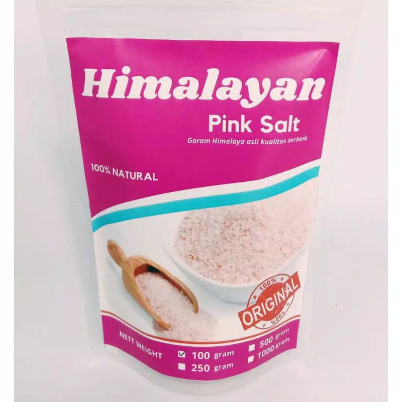 

1 Kg Garam Himalaya pink salt himsalt Him salt ORIGINAL 100 %