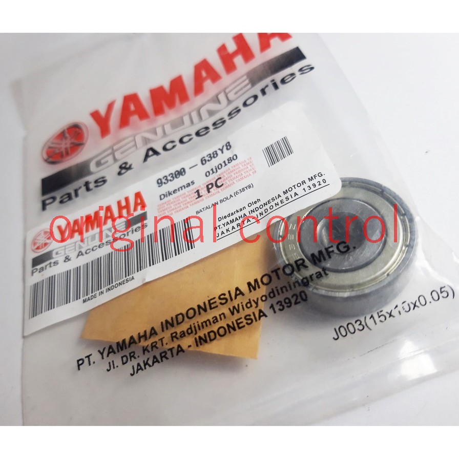 Bearing Laher Lahar Bak Cvt 638 Yamaha Mio Nouvo Fino 93300-638Y8 Yamaha Genuine PartT