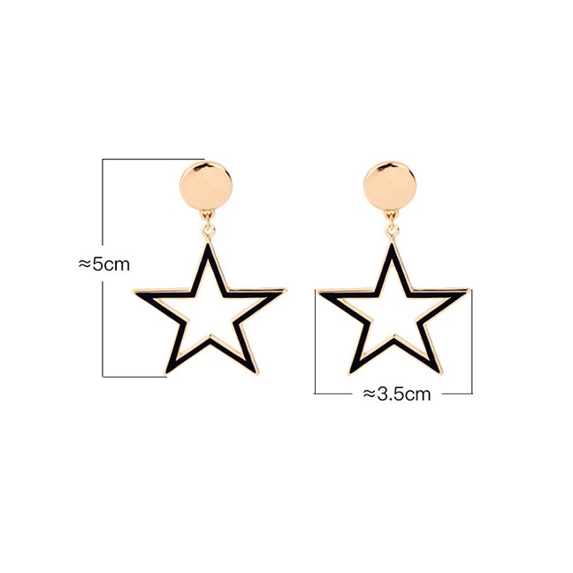 LRC Anting Tusuk Fashion Start Shape Earrings F55538