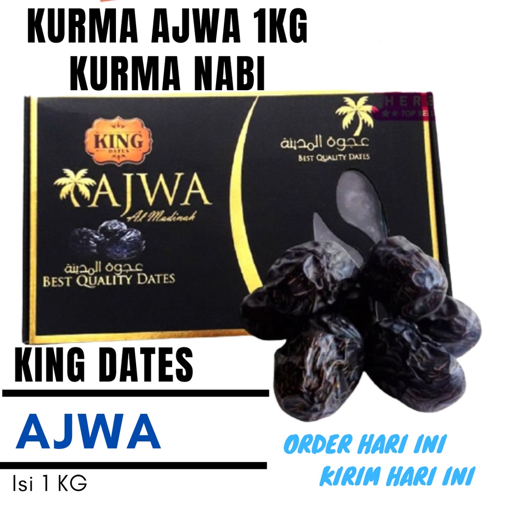 

Kurma Ajwa Asli Madinah 1 Kg Kingdates