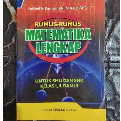 

RUMUS MATEMATIKA LENGKAP UNTUK SMA/SMK