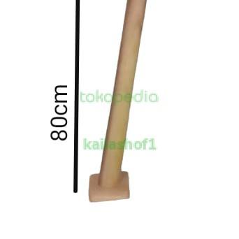 Meja Kaki Meja Kayu Bulat Minimalis 80Cm