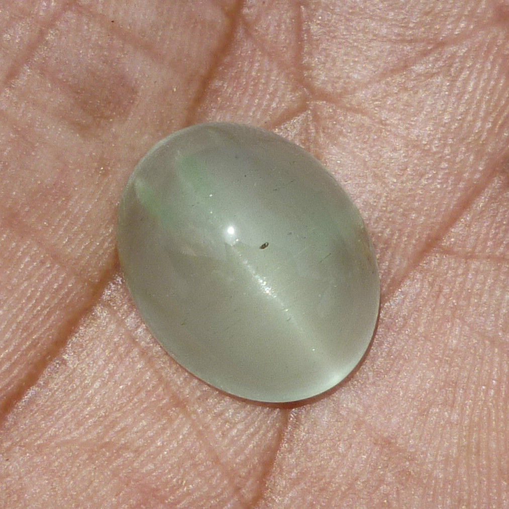 Natural Aquamarine Cat's Eye Lite Greenish Blue 11.25ct AQ098